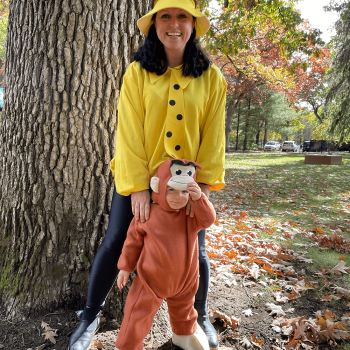 Curious George & the Woman in the Big Yellow Hat